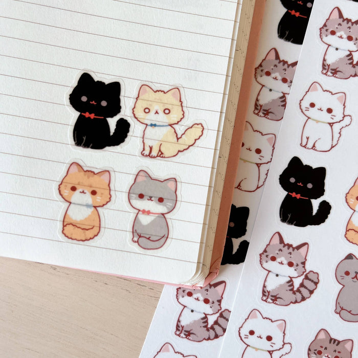 Cats Washi Sticker Sheet