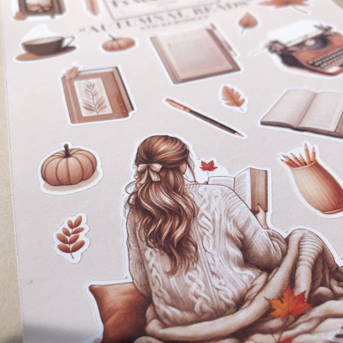 Autumnal Reads Sticker Sheet