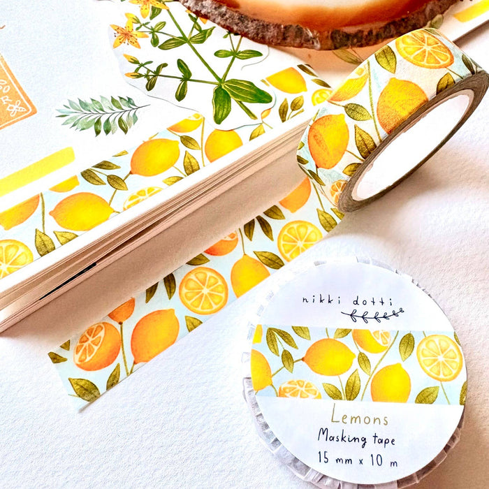 Lemons Washi Tape