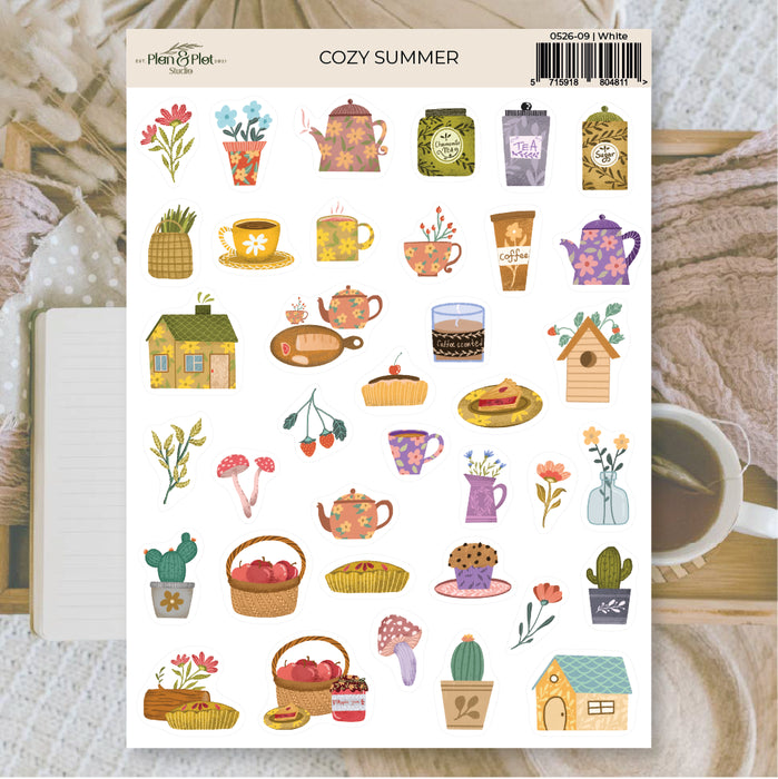 Cozy Summer Sticker Sheet