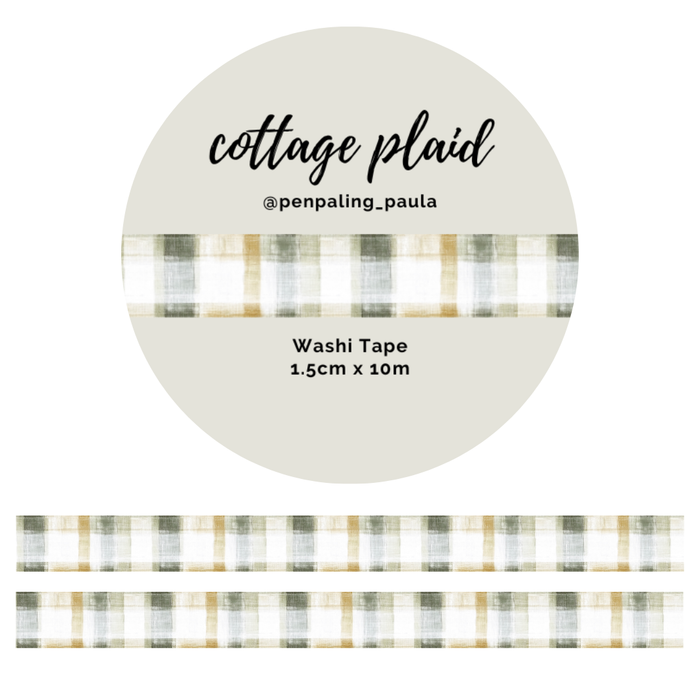 Cottage Plaid - Washi Tape