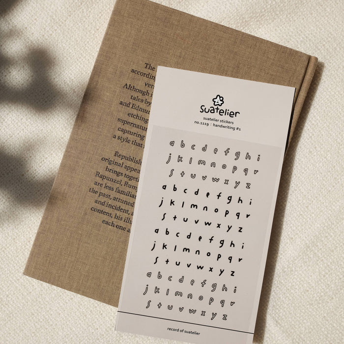 Daily Deco Stickers - Handwriting #1