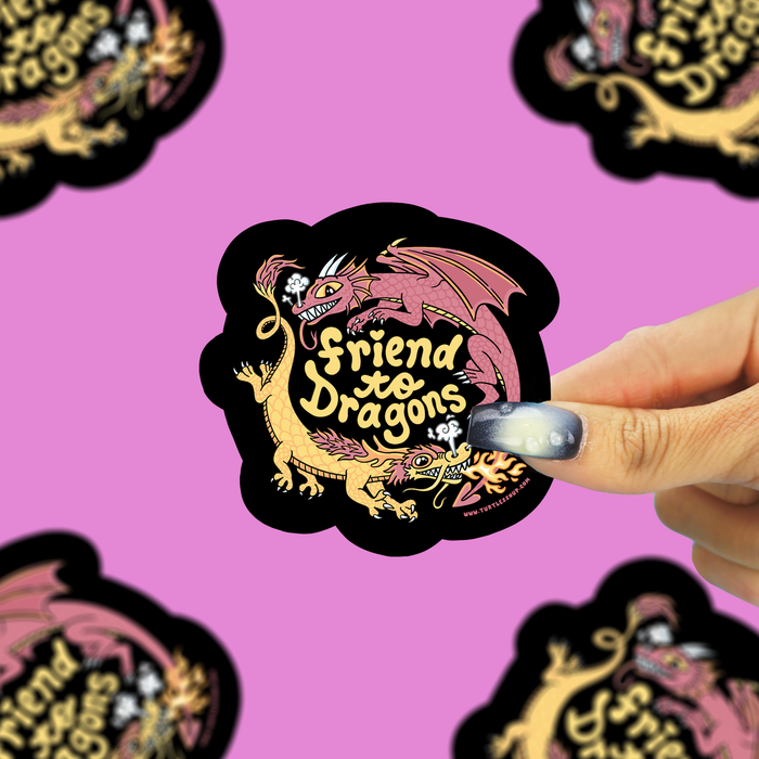 Friend to Dragons Vinyl Sticker