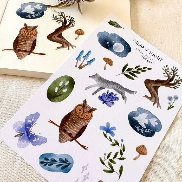 Sticker Sheet - Dreamy Night