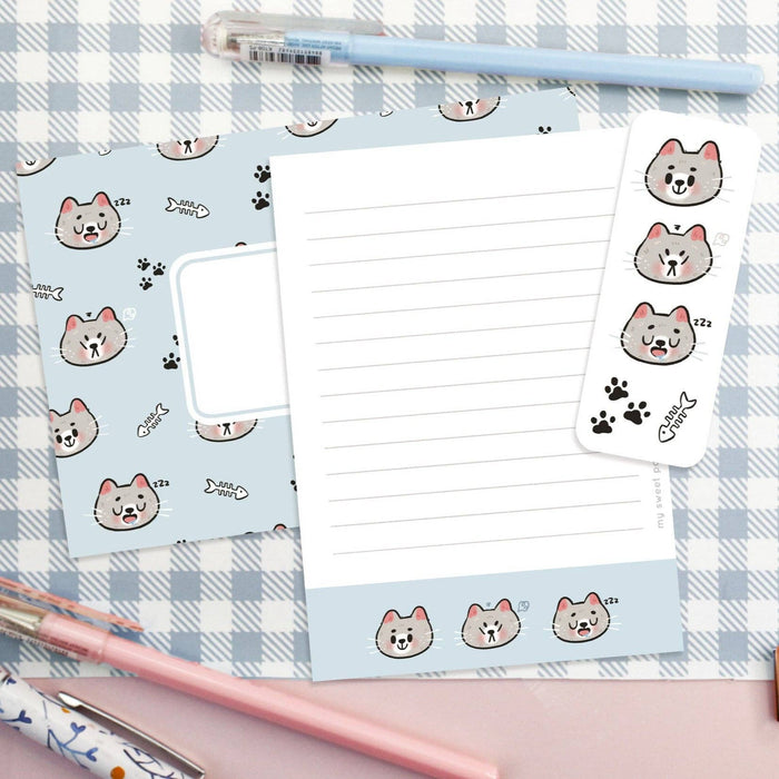Mini Cat Letter Writing Set