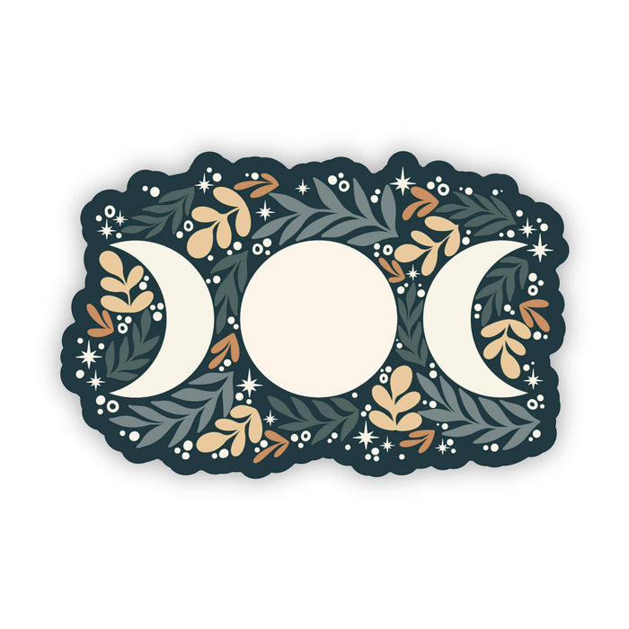 Triple Moon Phase Vinyl Sticker