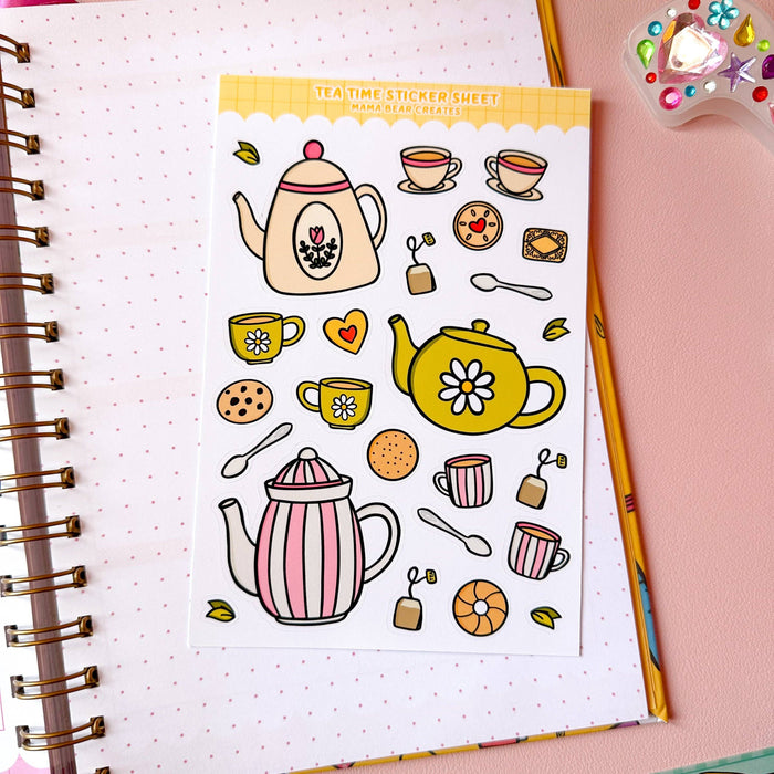 Tea Time Sticker Sheet