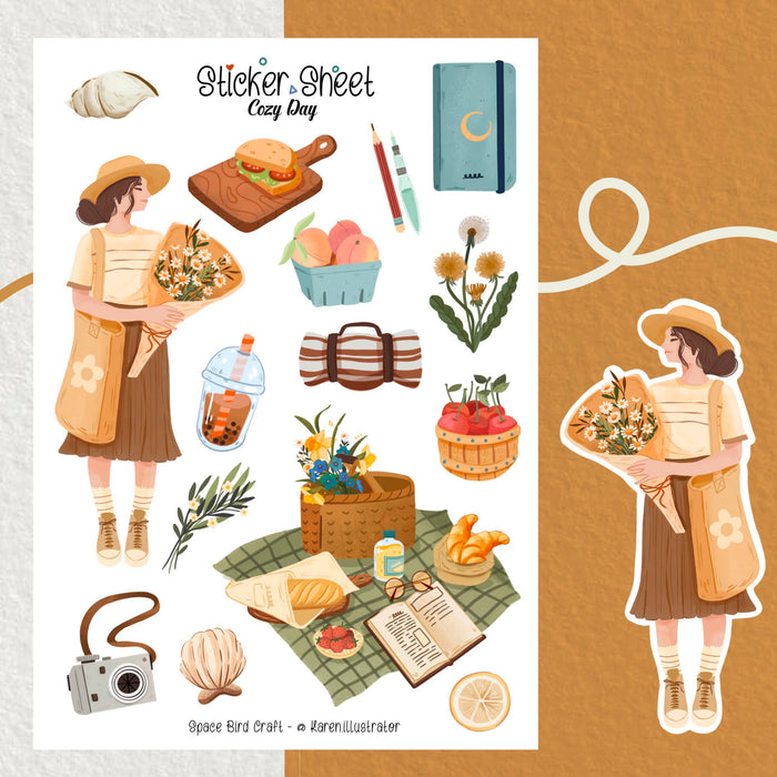 Cozy Day Sticker Sheet