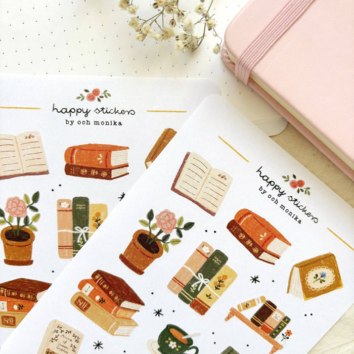 Bookish - Sticker Sheet