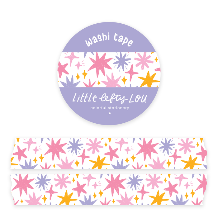 Colourful Stars Washi Tape
