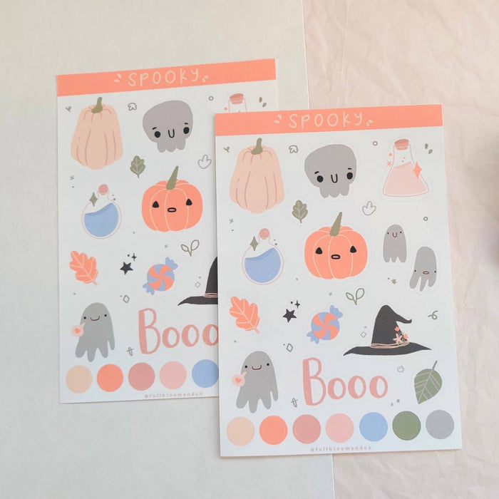 Spooky Halloween Sticker Sheet