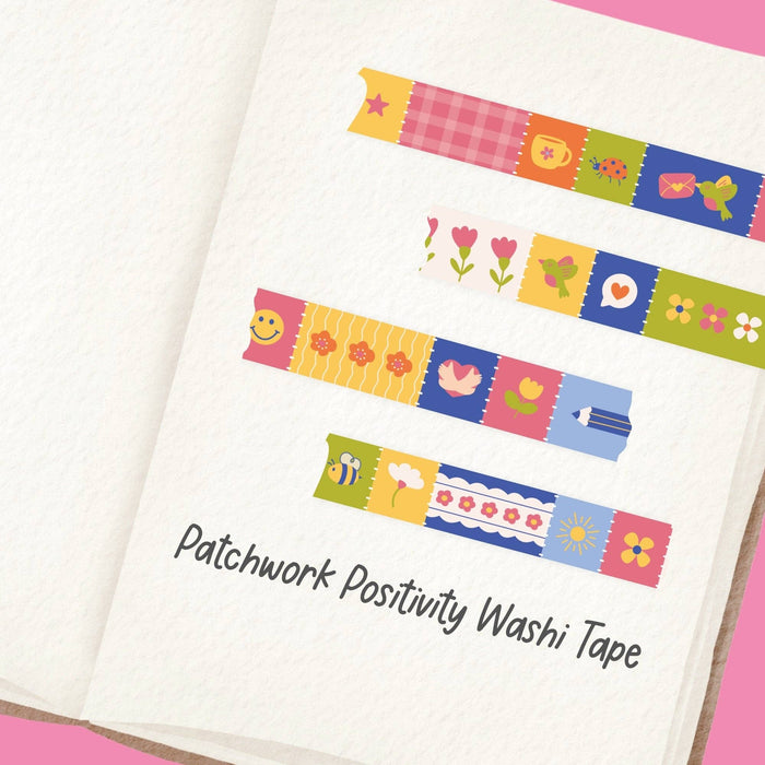 Patchwork Positivity Washi Tape