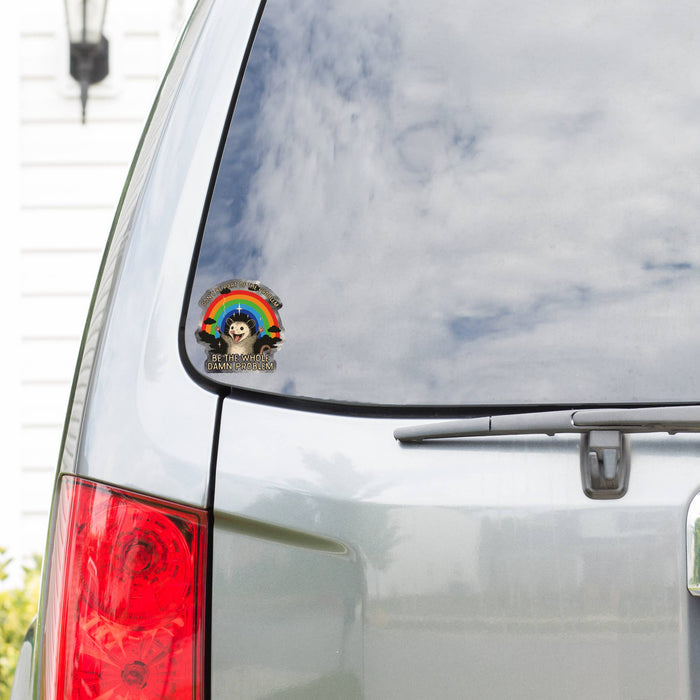 Problem Possum Vinyl Sticker