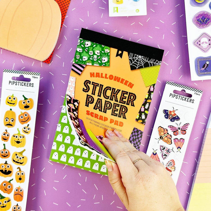 Halloween Sticker Paper Scrap Pad