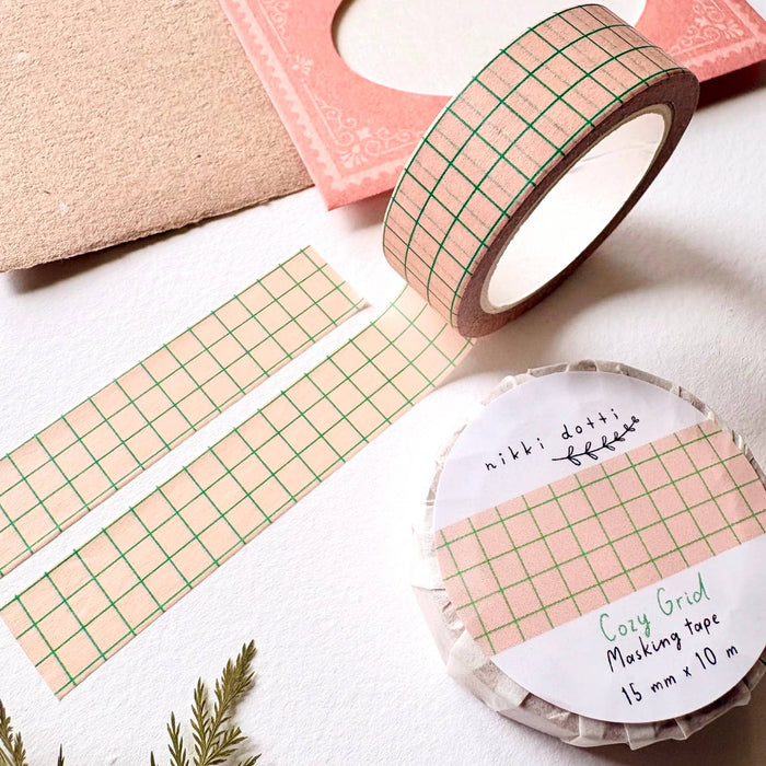 Cozy Grid Washi Tape