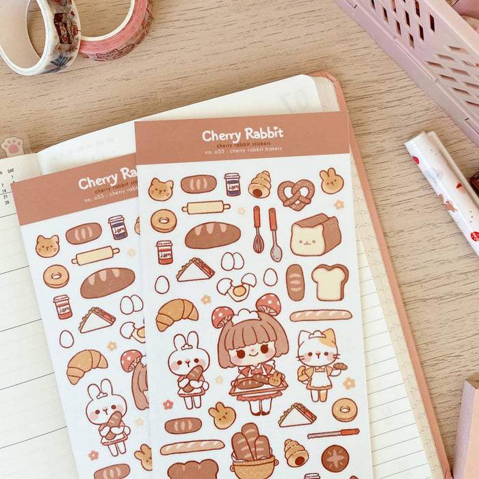 Bakery Washi Sticker Sheet
