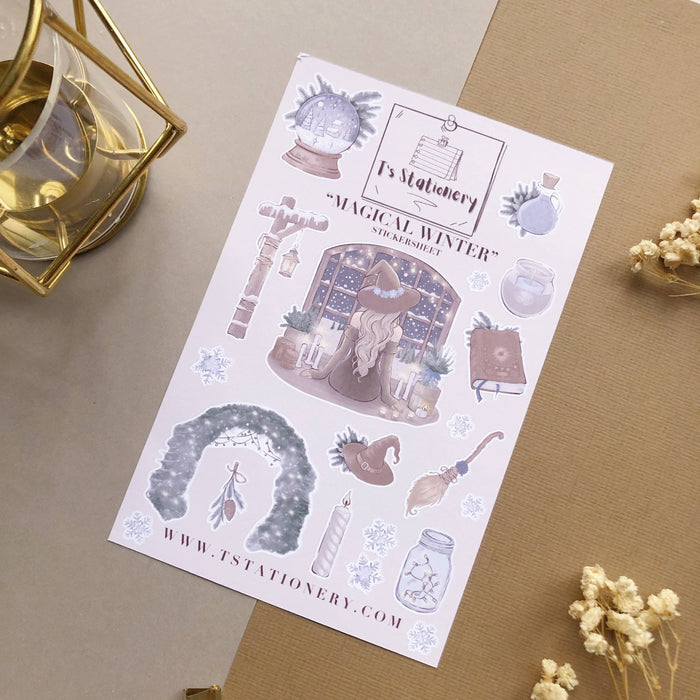 Magical Winter Sticker Sheet