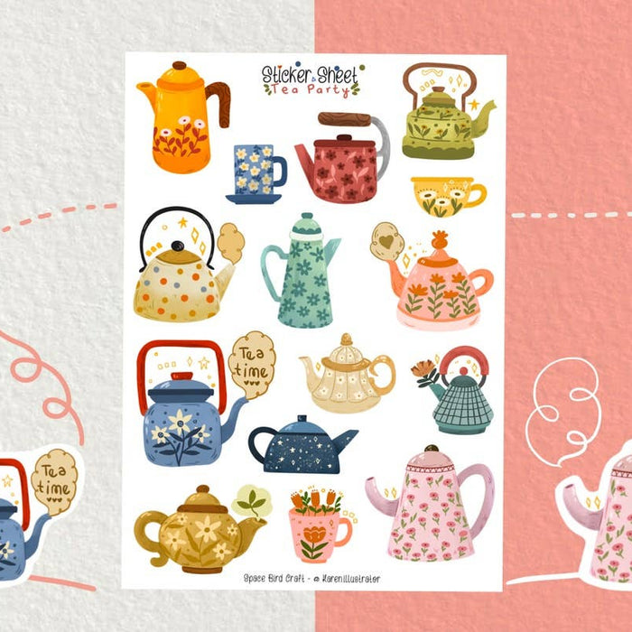 Tea Party Sticker Sheet
