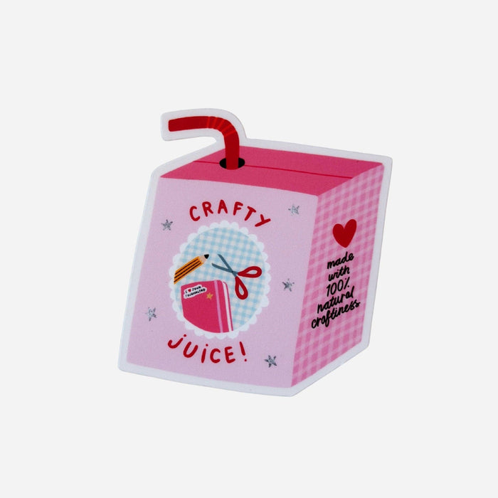Crafty Juice Vinyl Sticker