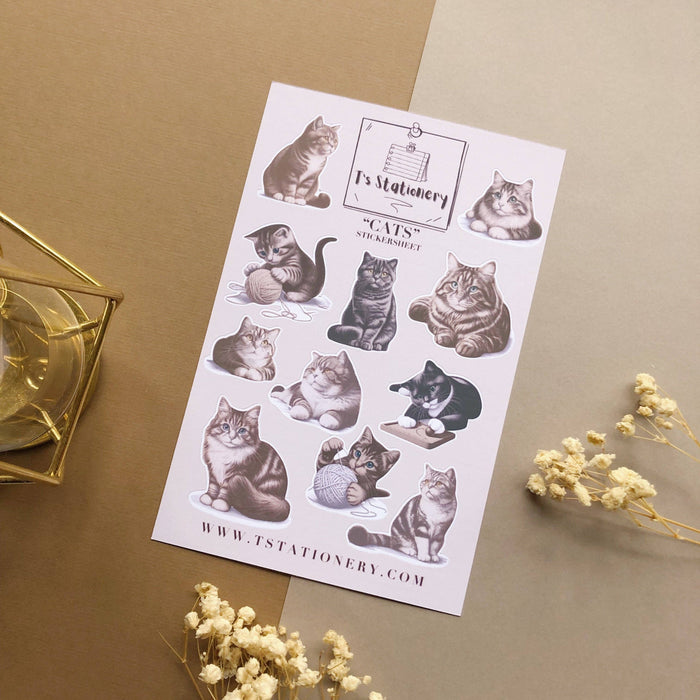 Cats Sticker Sheet