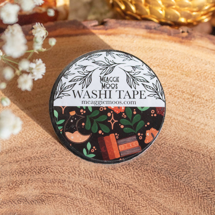 Burgundy Books Washi Tape