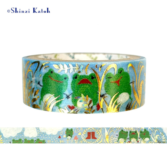 Kenji Miyazawa Series Washi Tape - Frog's Rubber Shoes