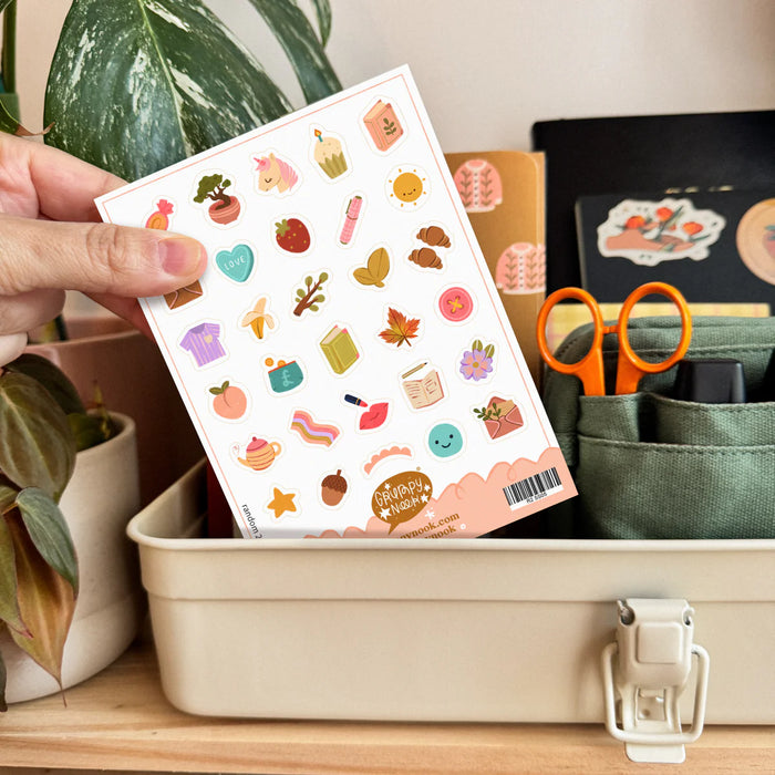 Random Sticker Sheets Random Things 2 Sticker Sheet β WashiGang