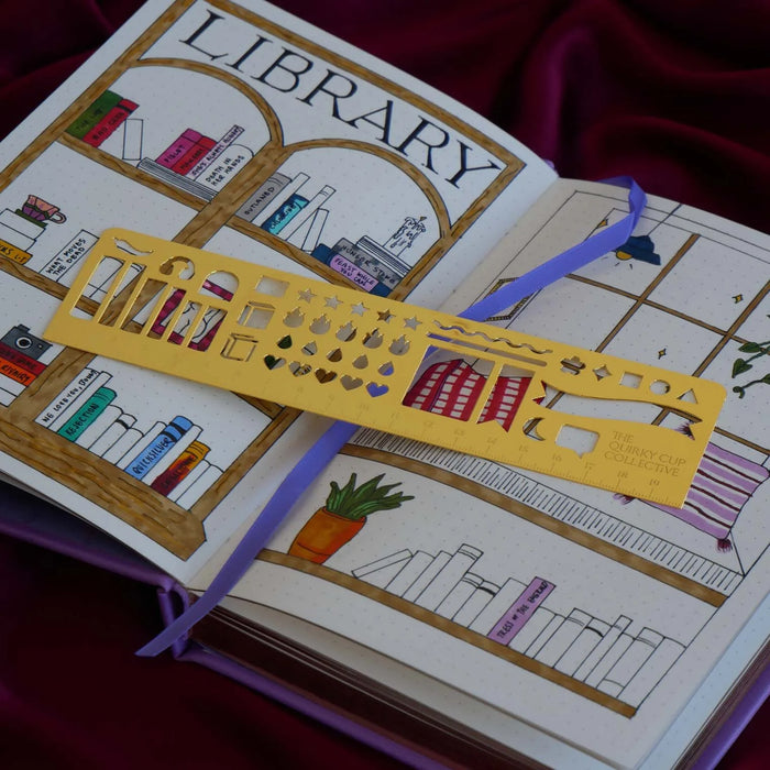 Reading Journal Stencil Ruler