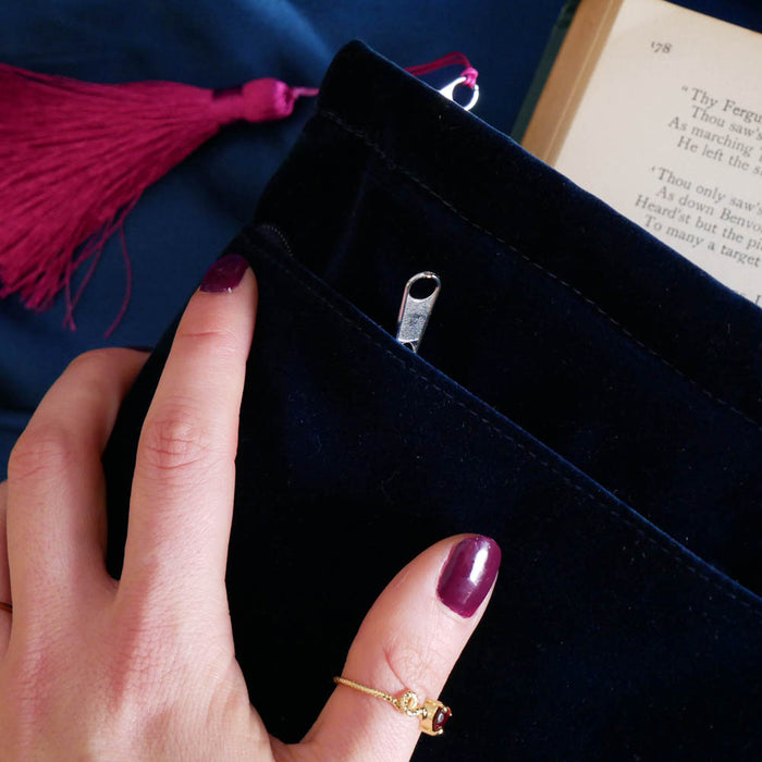 Serpents & Swords Book Sleeve - Blue