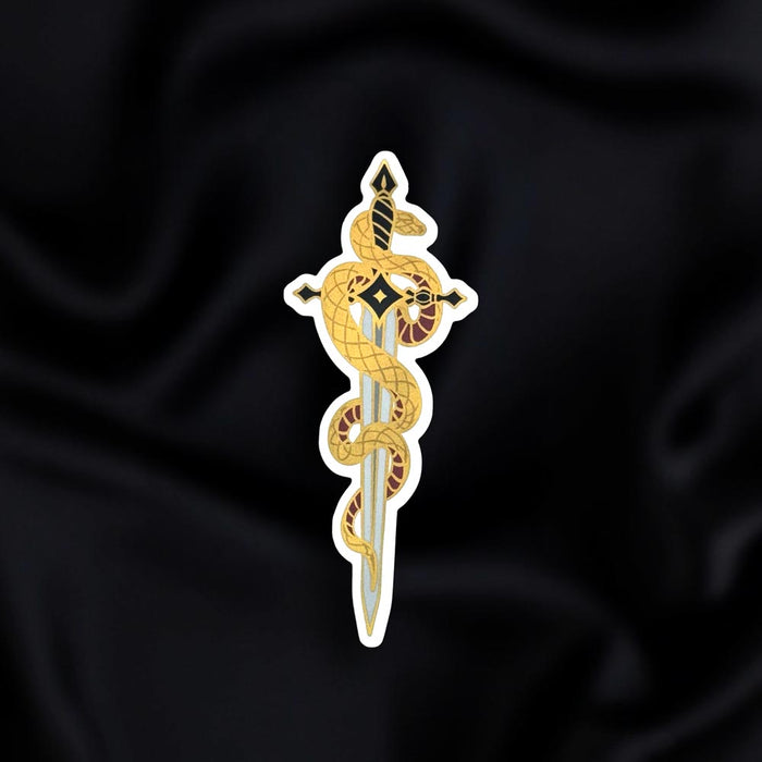 Serpentine Vinyl Sticker