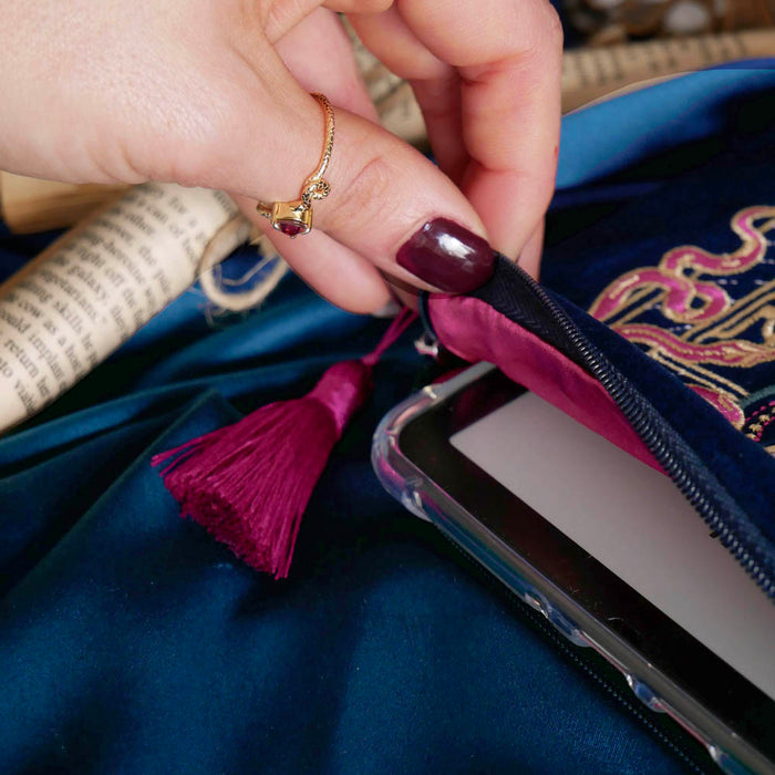 Serpents & Swords E-Reader Sleeve - Blue