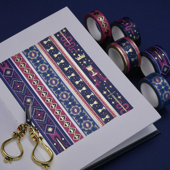 Serpents & Swords Washi Tape Set - Blue