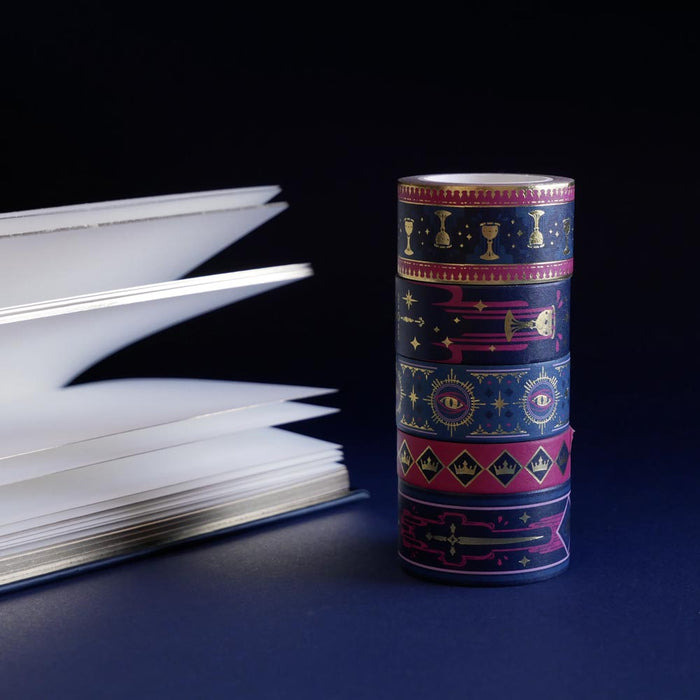 Serpents & Swords Washi Tape Set - Blue