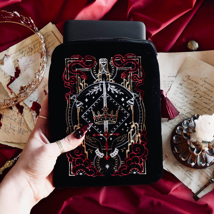 Serpents & Swords E-Reader Sleeve - Black
