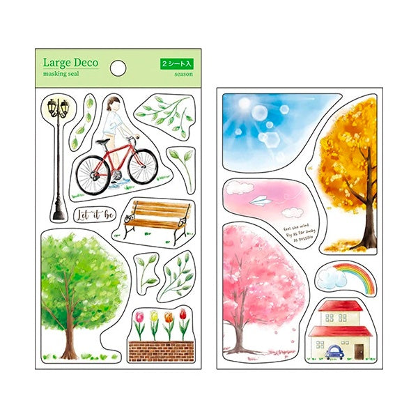 Large Deco Washi Sticker Set - Season
