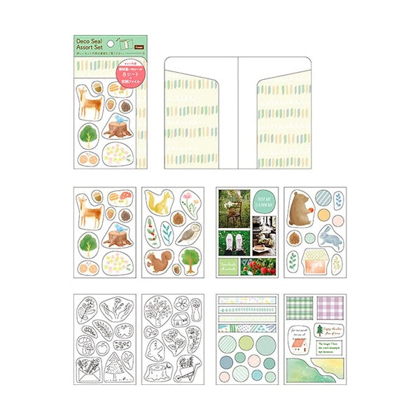 Deco Stickers Assorted Set - Forest