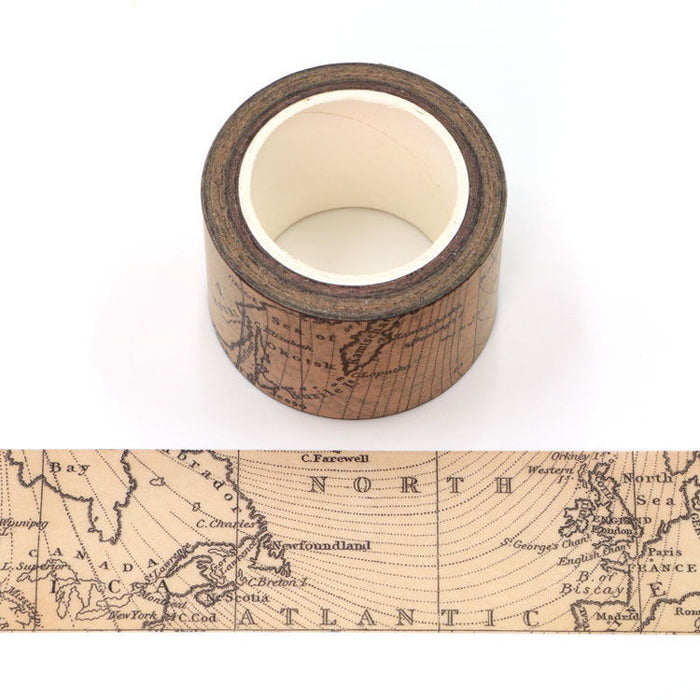 Vintage Map Washi Tape Strips Stock Photo by ©angiemakes 48215369