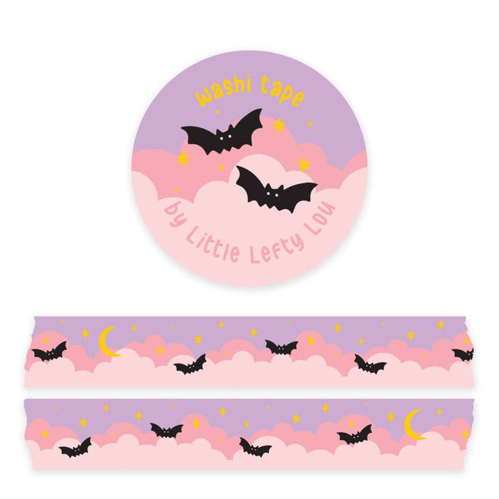 Little Lefty Lou Bats In The Clouds Washi Tape