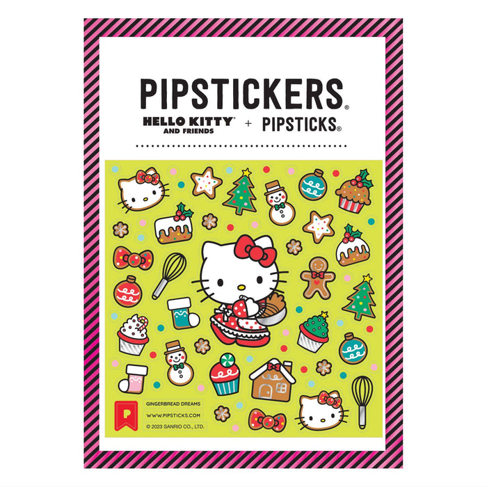 LAST STOCK! Hello Kitty Gingerbread Dreams Stickers by Pipsticks