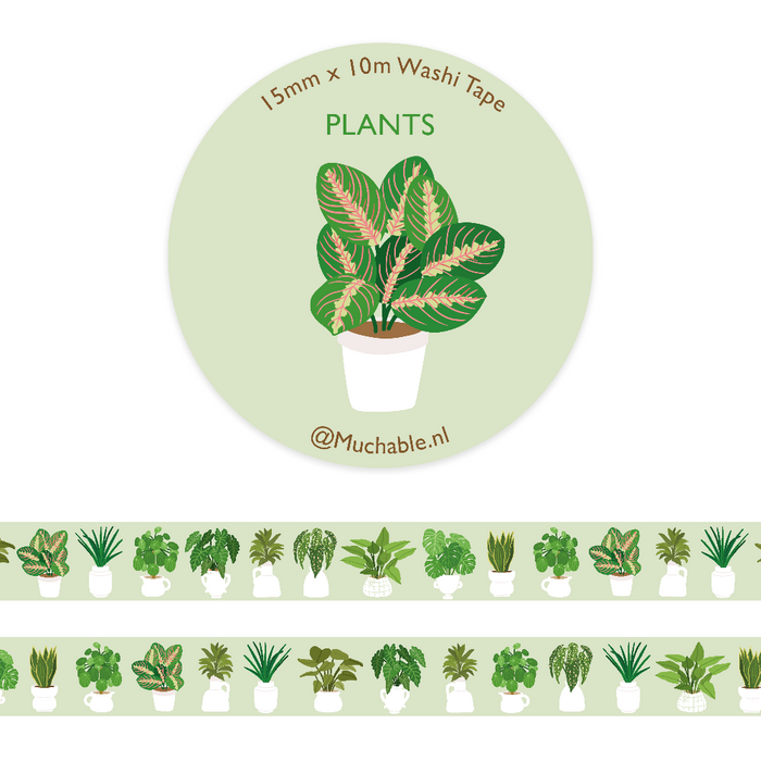 Washi Tape - Illustrated Plants