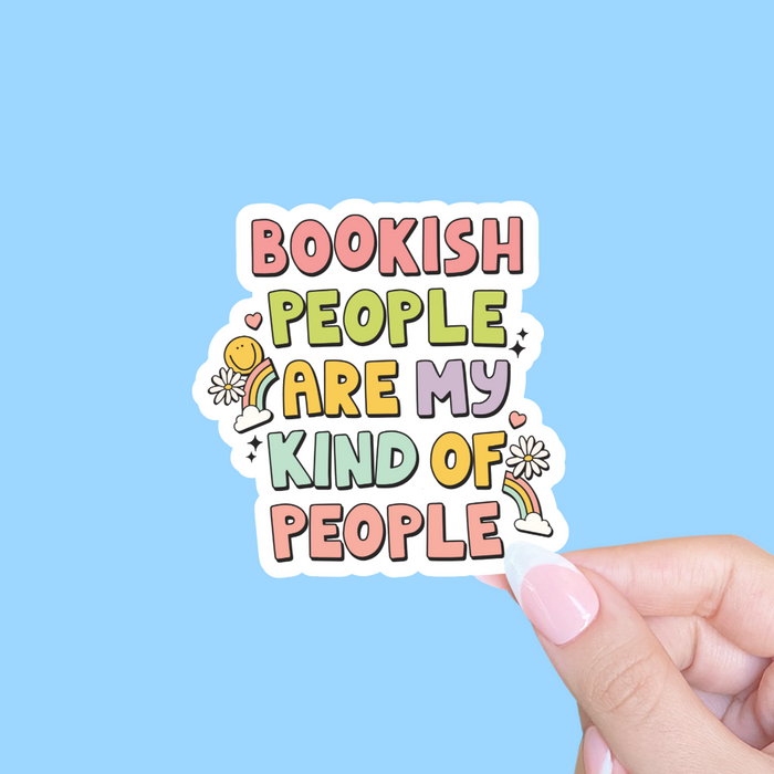 Bookish People Are My Kind of People Vinyl Sticker