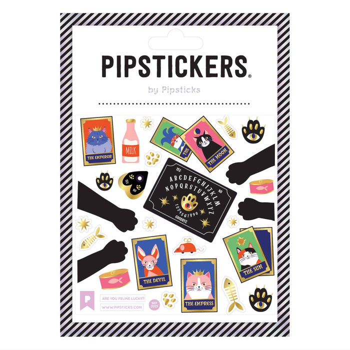 Are You Feline Lucky? Stickers by Pipsticks
