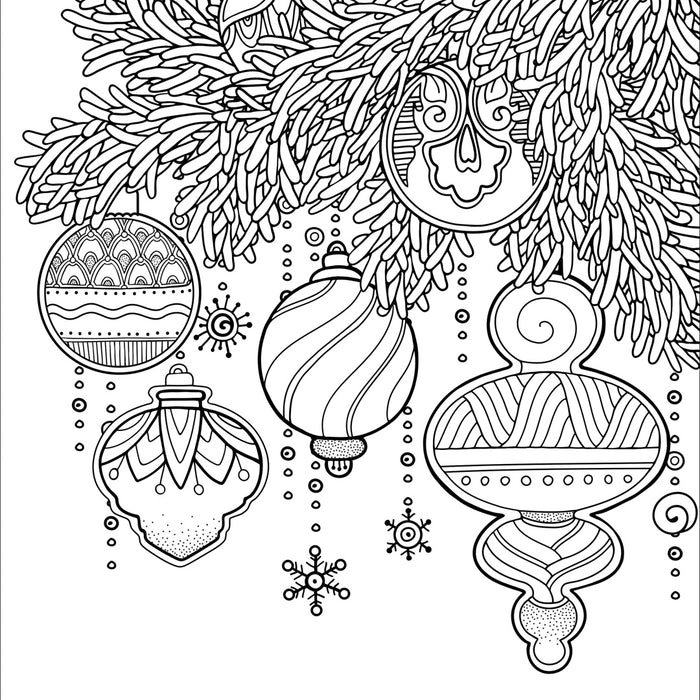 Home for Christmas Artist's Colouring Book