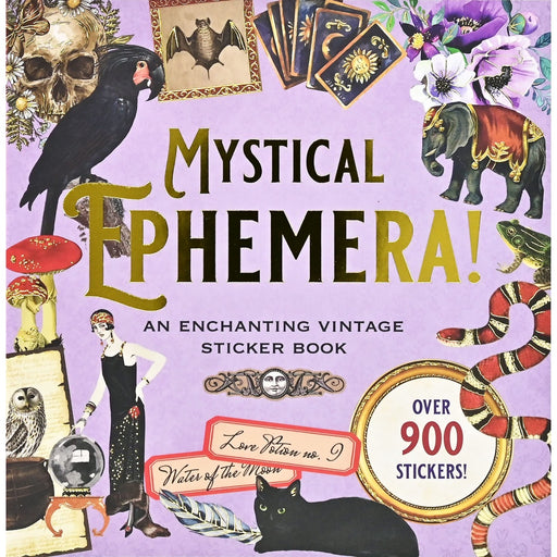 Mystical ephemera sticker book by peter pauper press