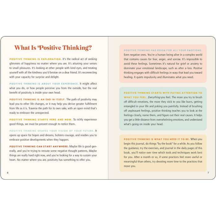 Positive Thinking - A 5-Minute Journal to Embrace Joy, Release Negativity and Live Better