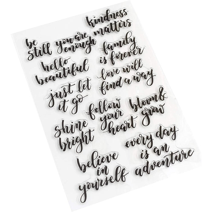 Kelly Creates Clear Stamps - Bouncy Phrases