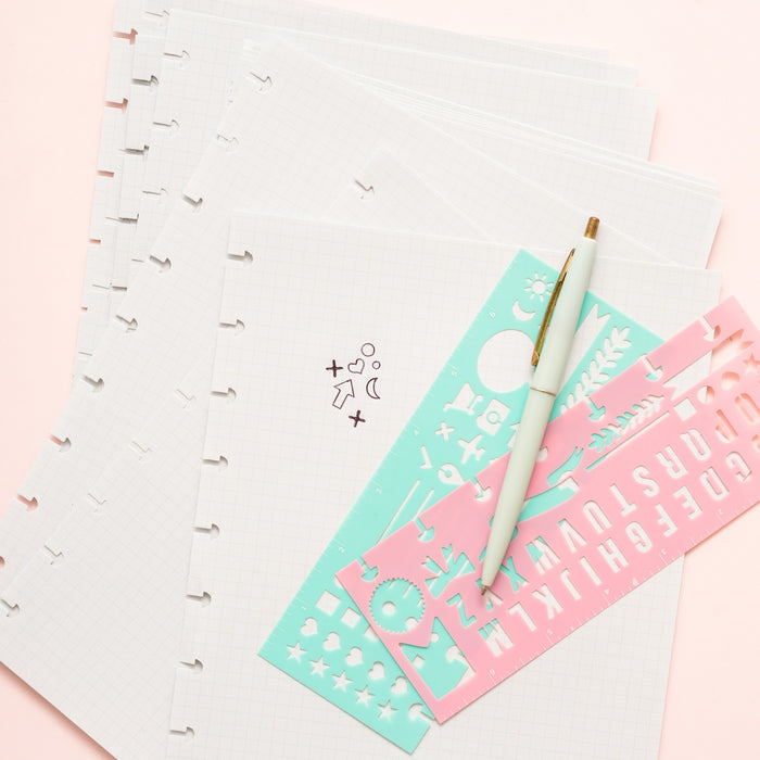 LAST STOCK! Maggie Holmes Day-To-Day Planner Stencil - Icons
