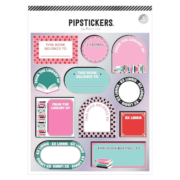 Mark My Words Bookplate Labels by Pipsticks - 5 Sheets