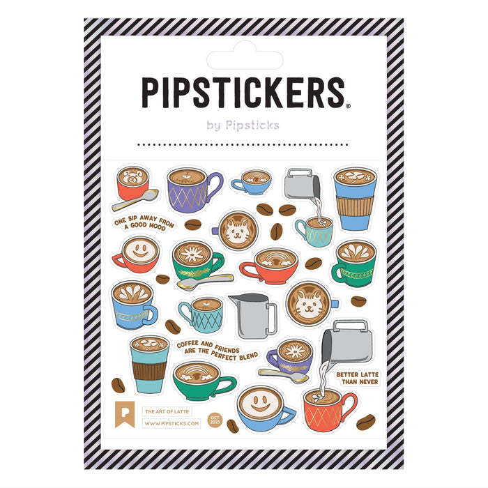 The Art Of Latte Stickers by Pipsticks