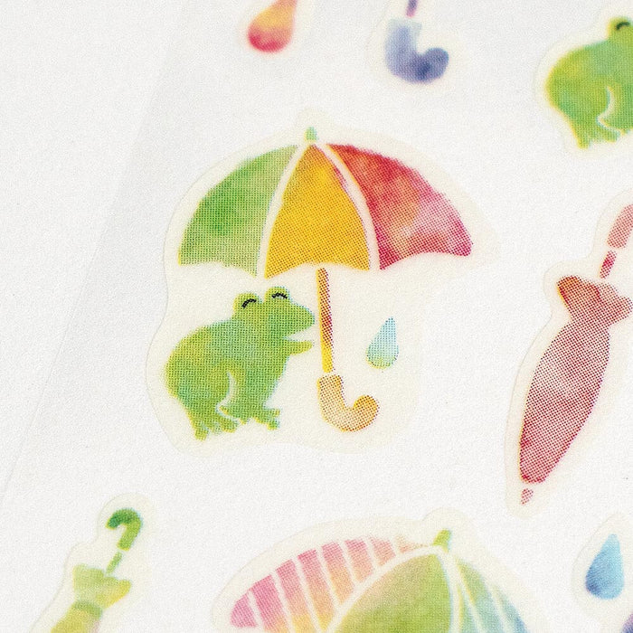 Washi Paper Stickers - Rainy Day